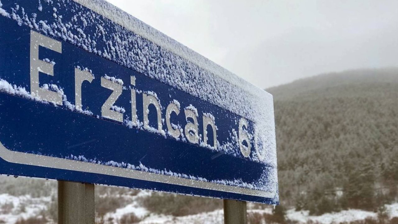 Erzincan’a soğuk hava uyarısı