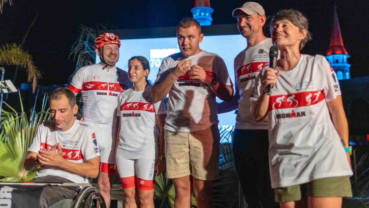 Üç özel sporcu ve Oğuz Ömür, IRONMAN 70.3’te limitleri zorlayacak