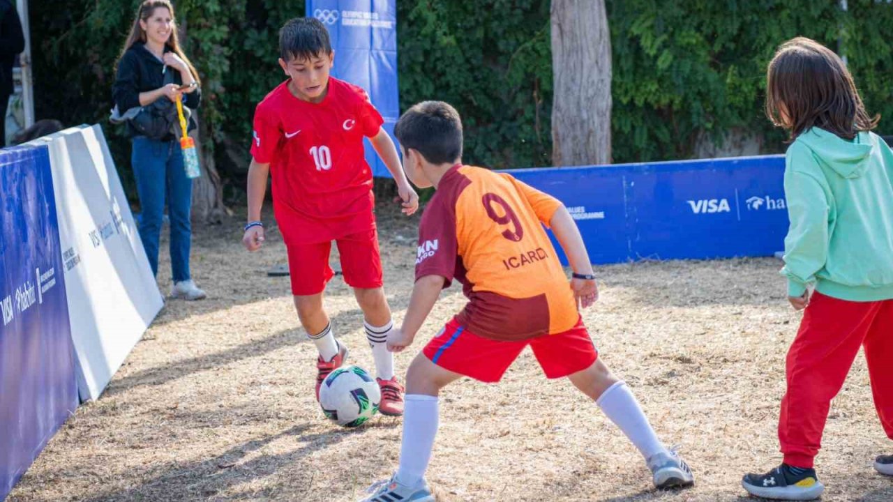 Kuşadası’nda çocuklar olimpik spor dallarıyla tanıştı