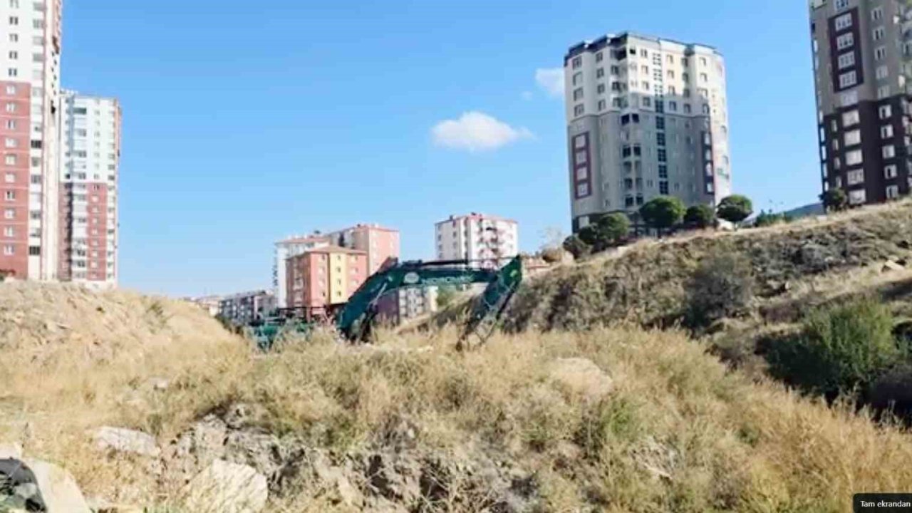 Yozgat Belediyesi’nden dere ıslah çalışması