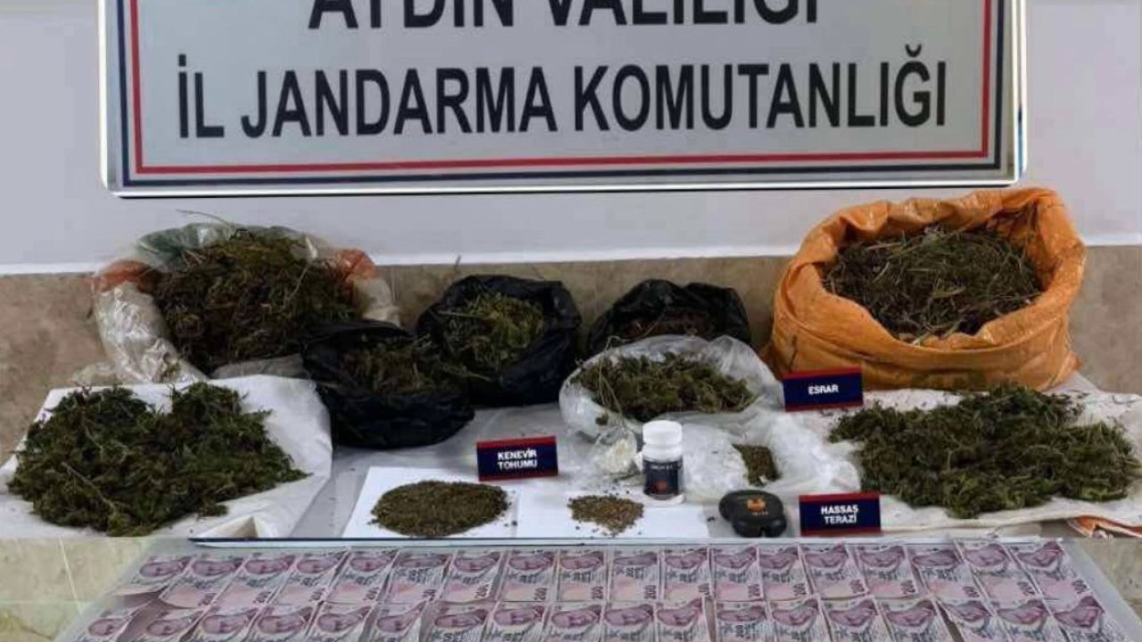 Aydın’da jandarma ekiplerinden uyuşturucu operasyonları: 33 gözaltı