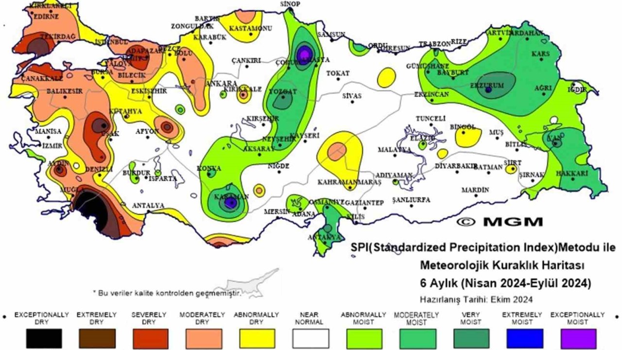 Türkiye’nin en kurak ili Muğla