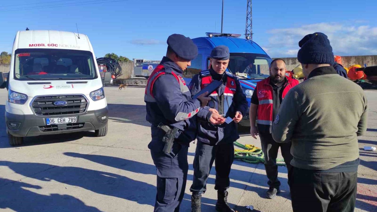 Sinop’ta düzensiz göçmen denetimi