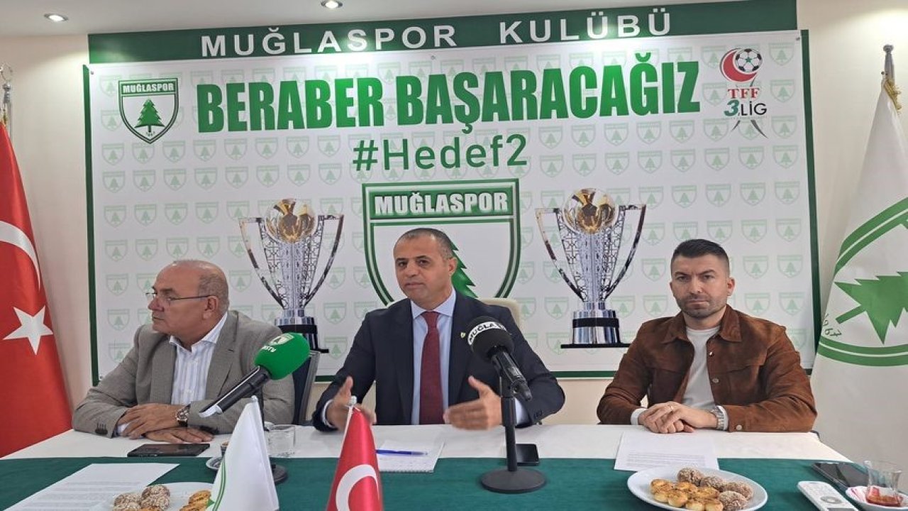 Muğlaspor Başkanı Kıyanç’tan destek çağrısı: "Muğla bize destek vermezse bu iş yürümeyecek"