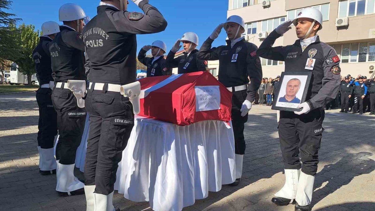 Muğla’da hayatını kaybeden polis memuru için tören düzenlendi