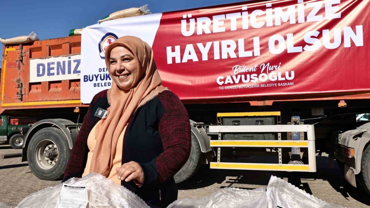 Denizli Büyükşehirden çiftçi ve üreticiye 10 milyon liralık destek