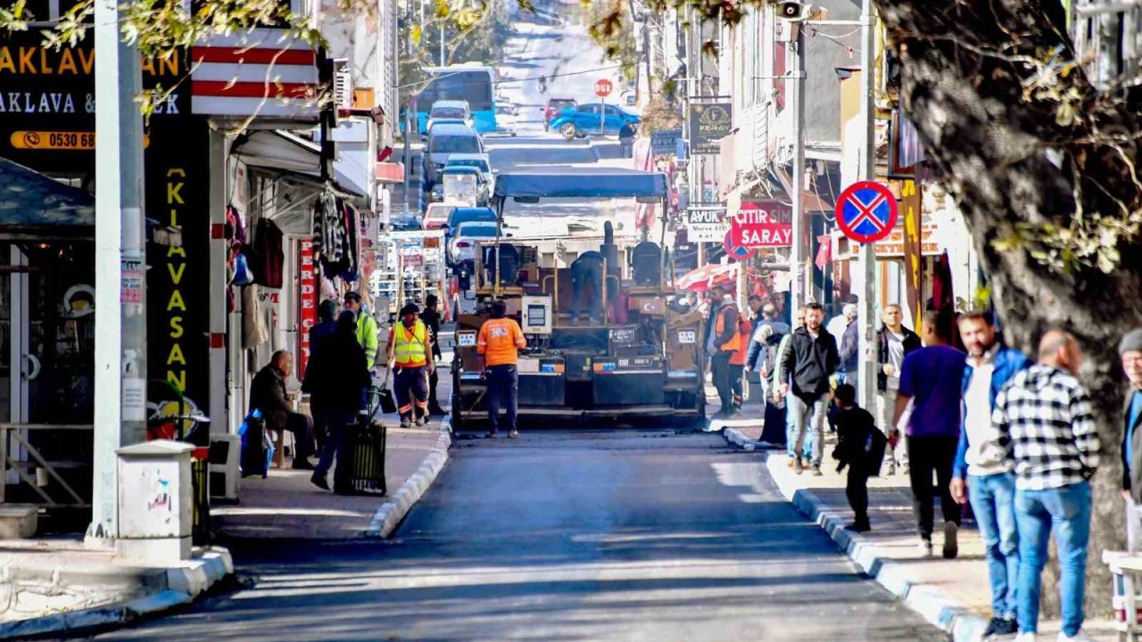 Gülnar’ın caddeleri yenilendi