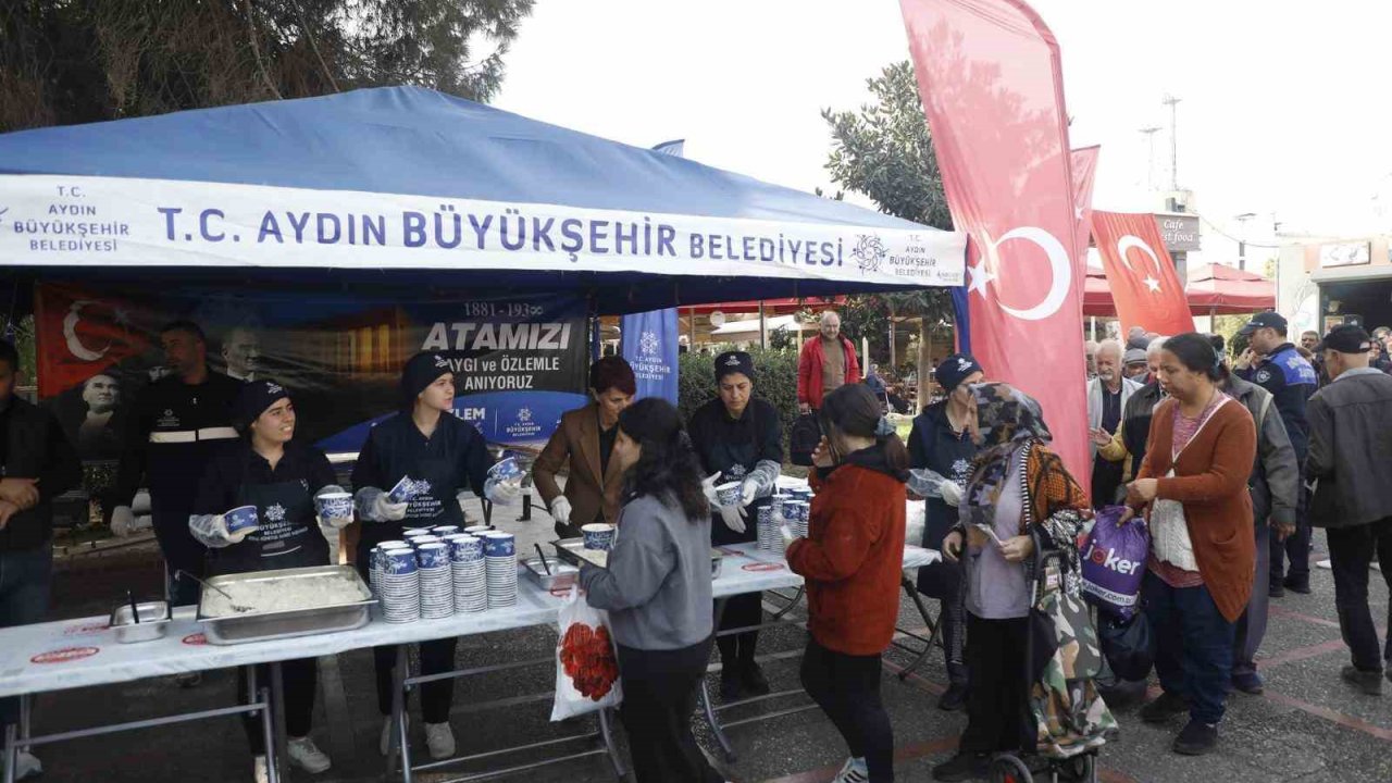 Büyükşehir, Atatürk için 17 ilçede hayır gerçekleştirdi