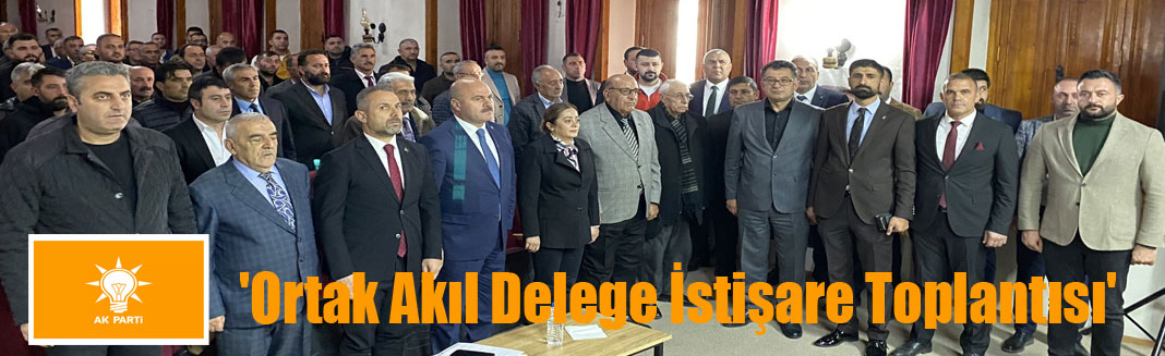 Kars Ak Parti 'Ortak Akıl Delege İstişare Toplantısı' yaptı