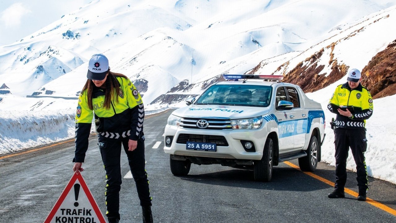 Erzurum’da kent merkezinde bir ayda 146 trafik kazası