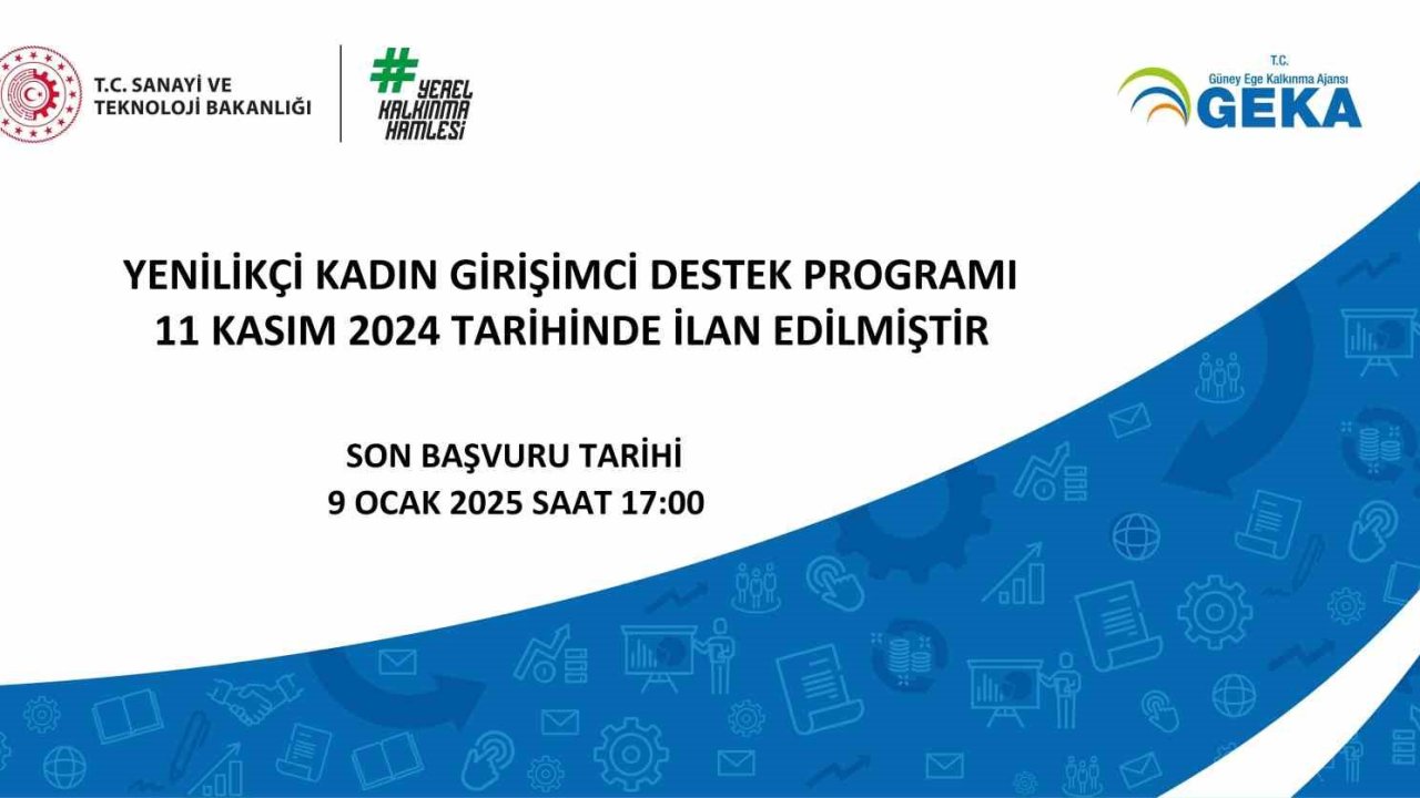 GEKA, 2024 Yılı Yenilikçi Kadın Girişimci Destek Programı’nı ilan etti