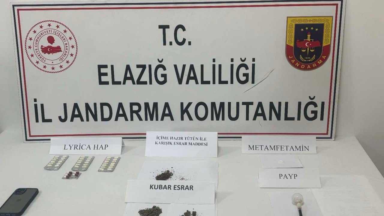 Elazığ’da uyuşturucu operasyonu: 1 gözaltı