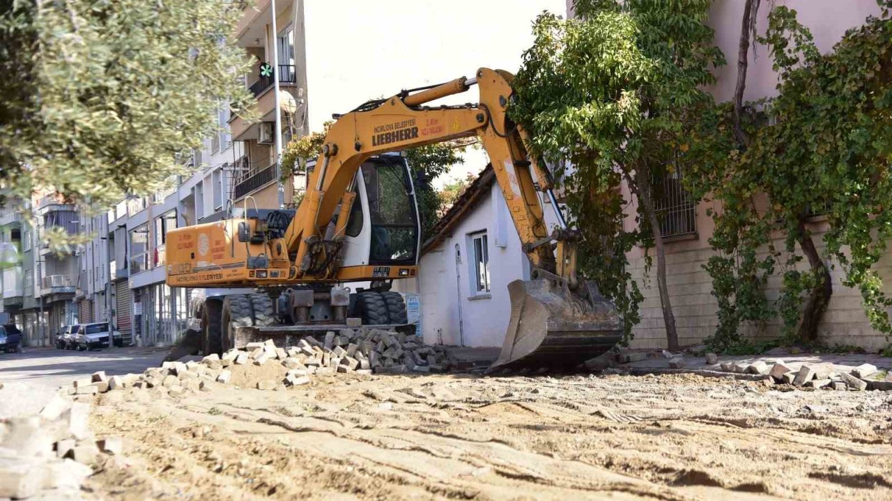 İncirliova Zafer Mahallesi’nin en büyük iki caddesi yenileniyor