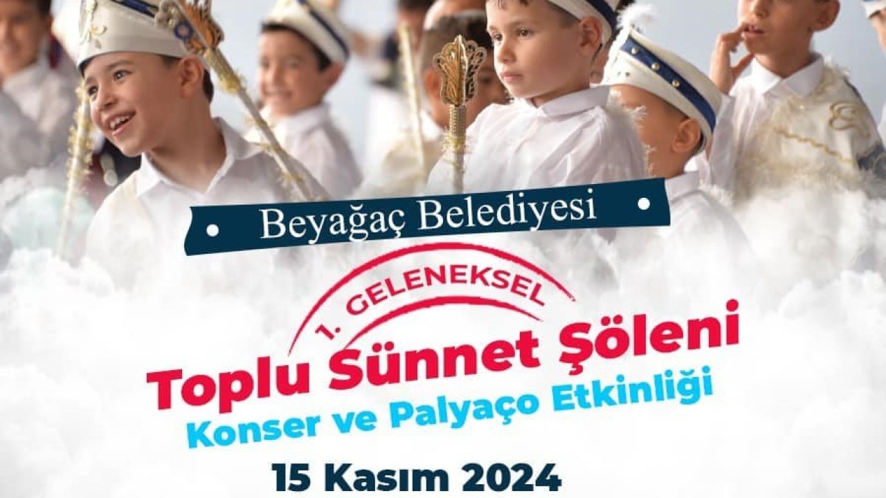 Beyağaç Belediyesinden toplu sünnet şöleni