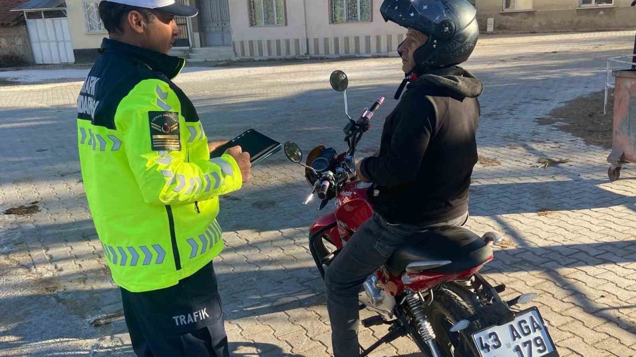 Kütahya’da motosiklet ve motorlu bisikletlere yönelik özel denetim