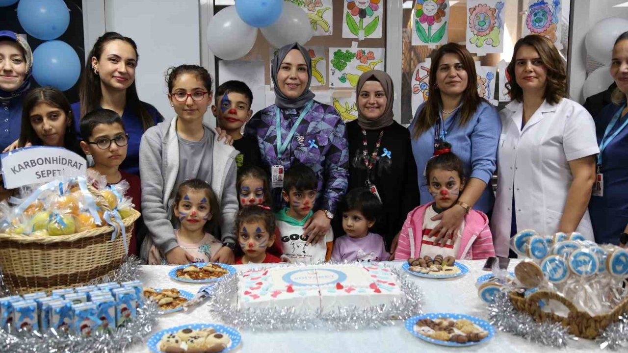 Diyarbakır’da Dünya Diyabet Günü’nde çocuklara moral etkinliği