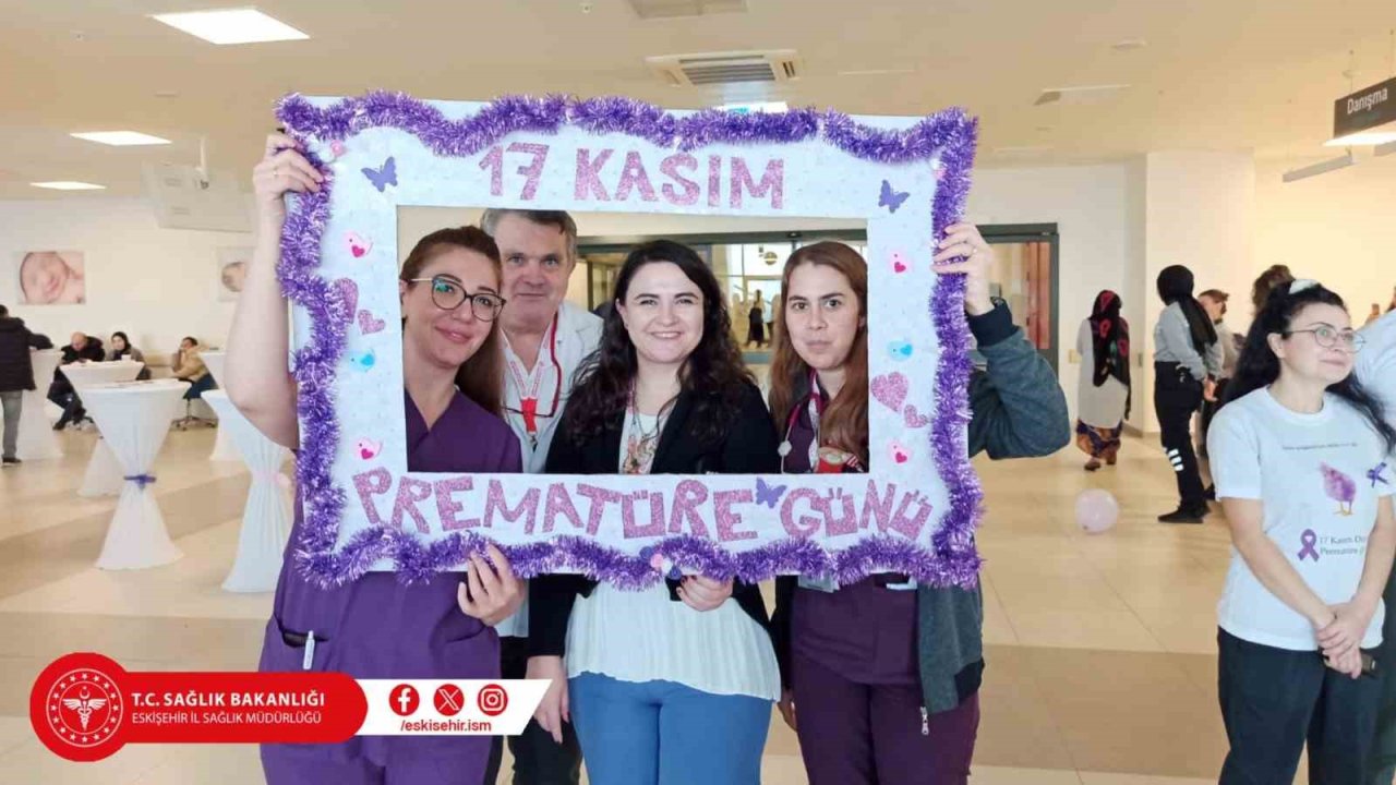 Eskişehir Şehir Hastanesi’nde Dünya Prematüre günü etkinliği yapıldı