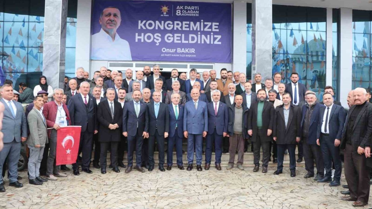 AK Parti Kavak Kongresi yapıldı