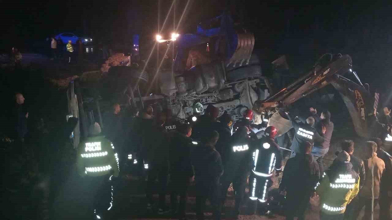 Malatya’da tırın altında kalan 1 polis şehit oldu