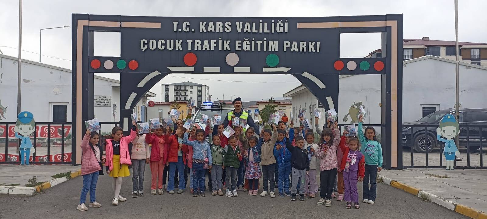 Söğütlü ve Güdeli Köyleri  Çocuk Trafik Eğitim Parkında!