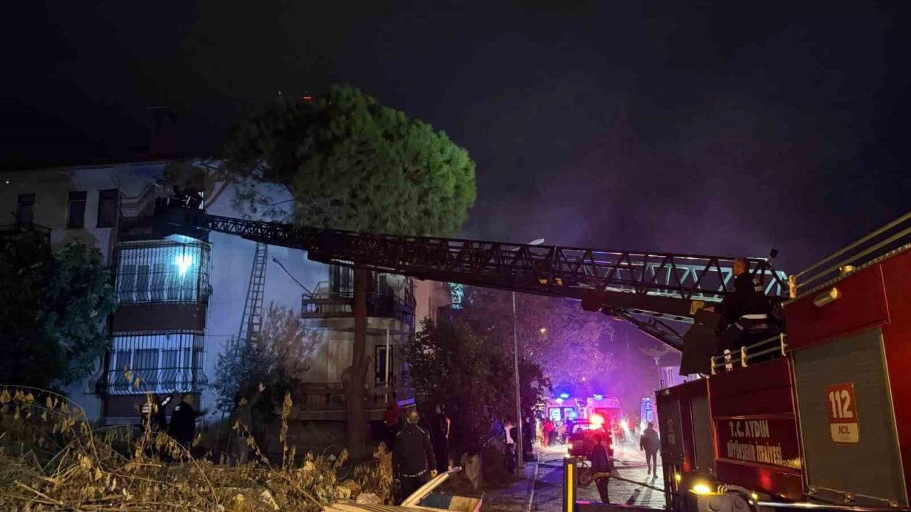 Söke’deki yangında üç kişi dumandan etkilendi