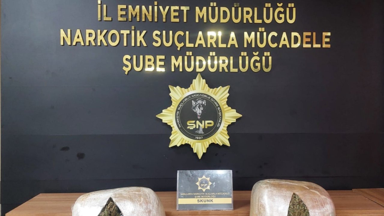 Şanlıurfa’da uyuşturucuya 2 gözaltı