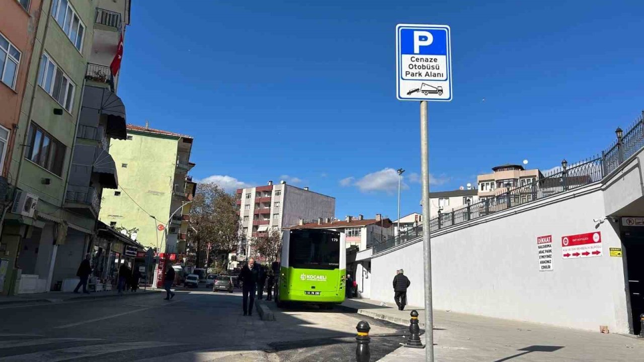 Mehmet Ali Paşa Cami’ye cenaze otobüsü park alanı