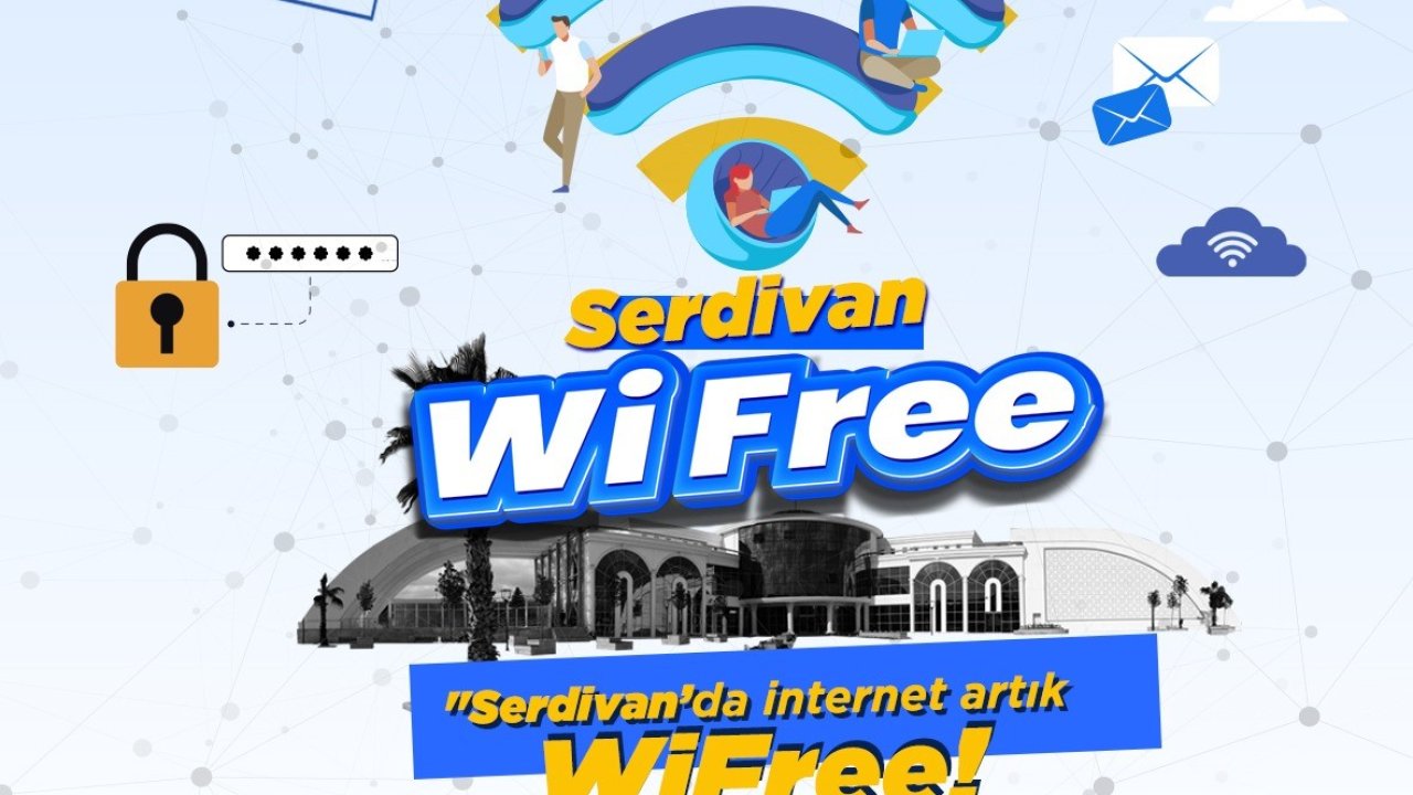 Serdivan’da internet artık Wi-Free