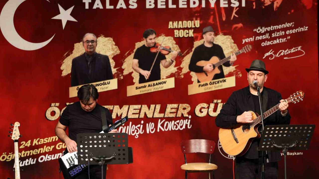 Talas’ta Öğretmenler Günü’ne özel konser ve söyleşi