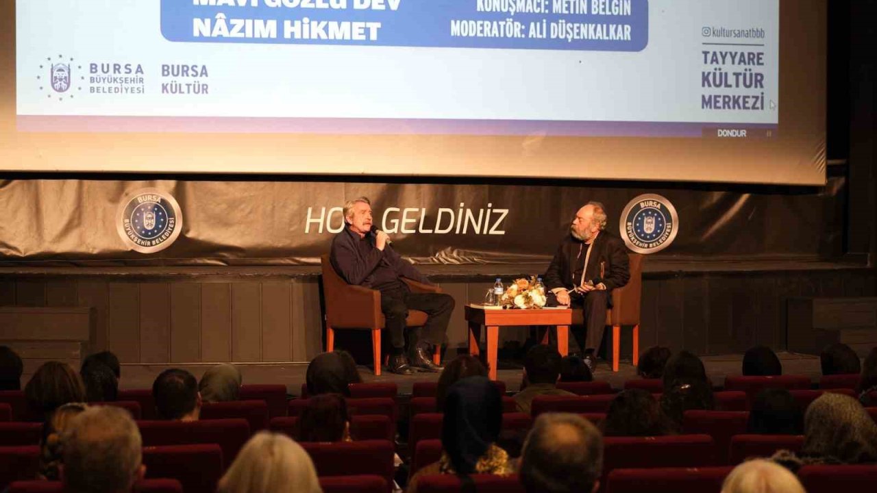 ’Mavi gözlü dev’ Nâzım Hikmet, Bursa’da anıldı