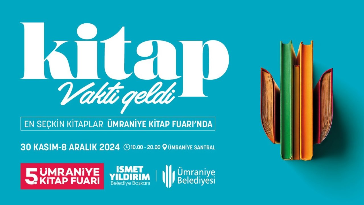 Ümraniye’de kitap fuarı 5. kez kapılarını açıyor