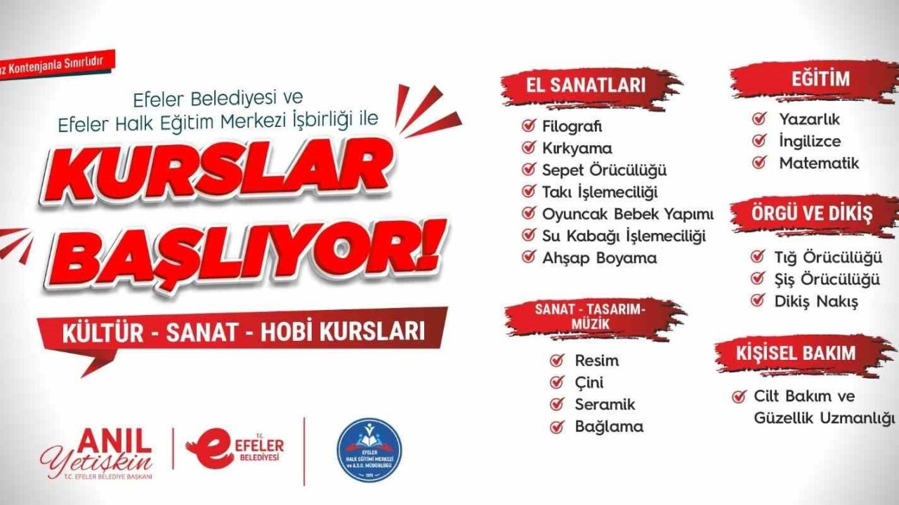 Başkan Yetişkin, Hanımevleri’ni kurslara açtı