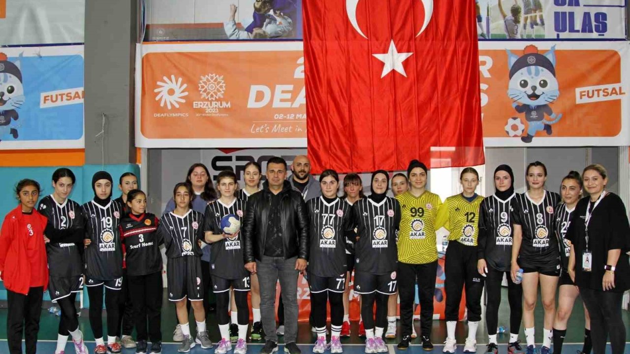 Erzurum ASH Spor Kulübü’nün hentbol galibiyeti