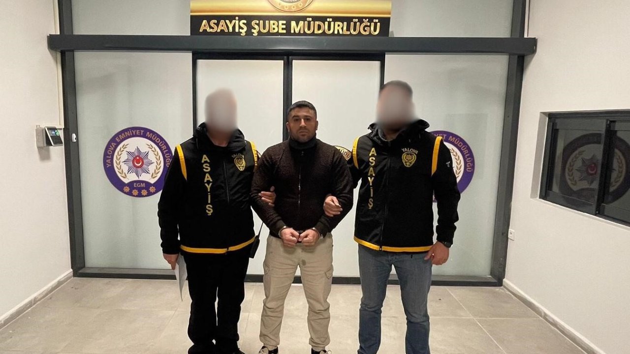 Engelli şahsı öldüresiyle darp etmişti: Cezaevi firarisi Yalova’da yakalandı