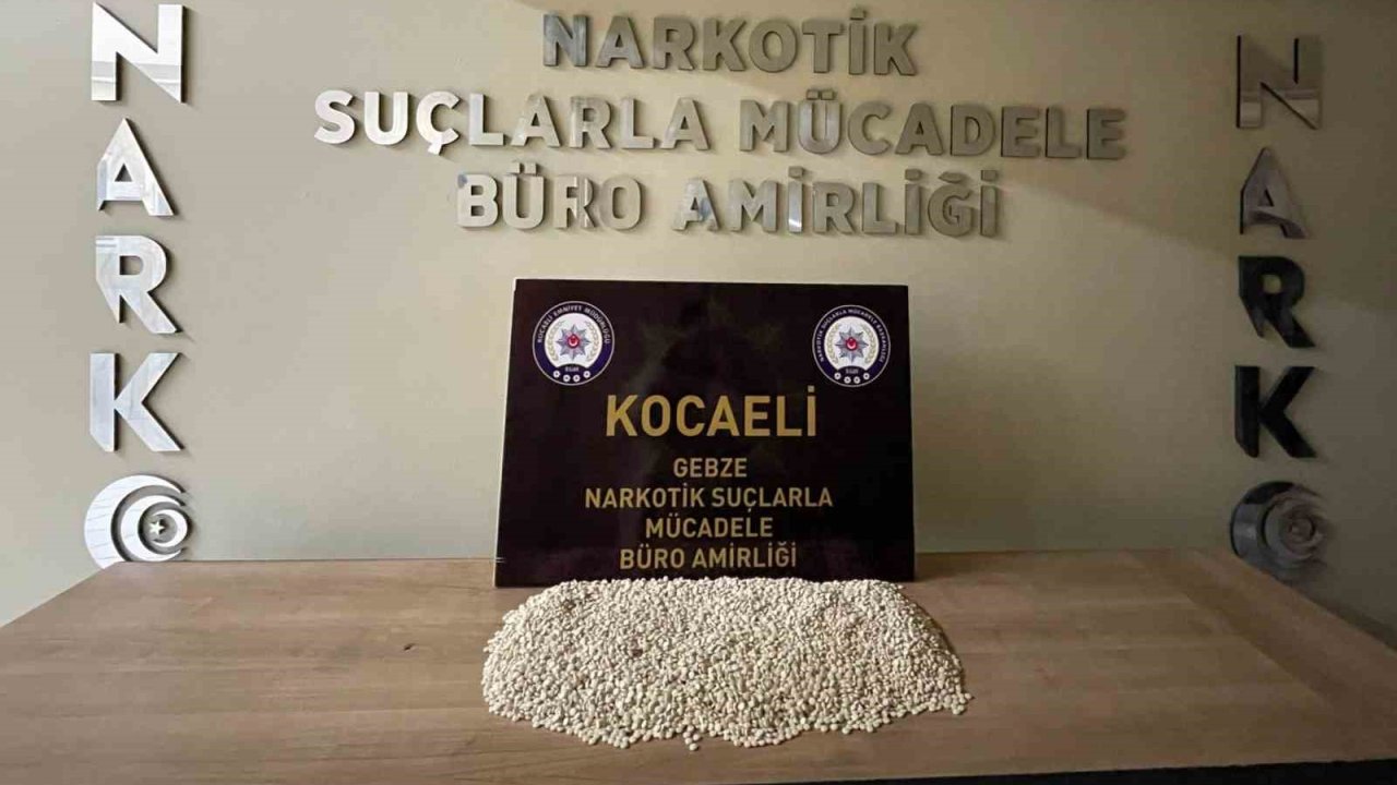 Kocaeli’de 17 bin uyuşturucu hap ele geçirildi