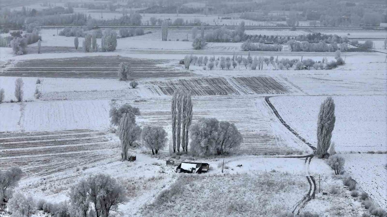 Sivas’ta Sibirya soğukları, eksi 15 derece ile doğa sanata dönüştü