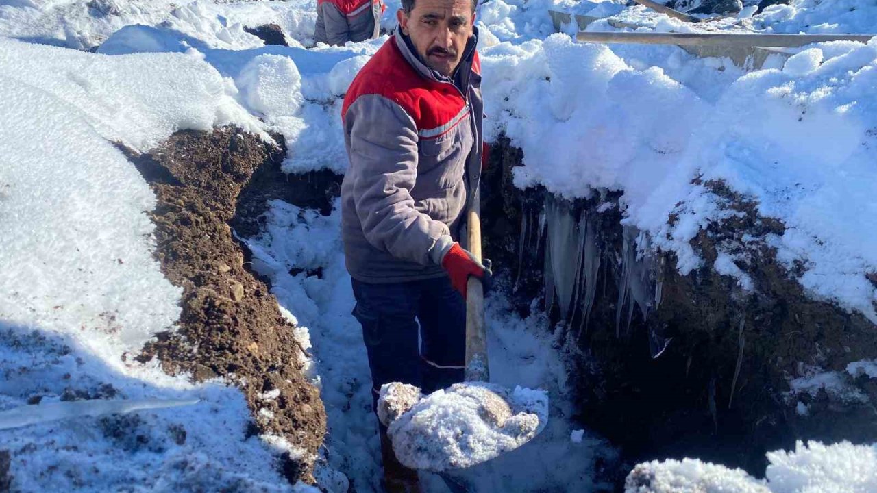 Erzurum’da kış için 500 mezar açıldı