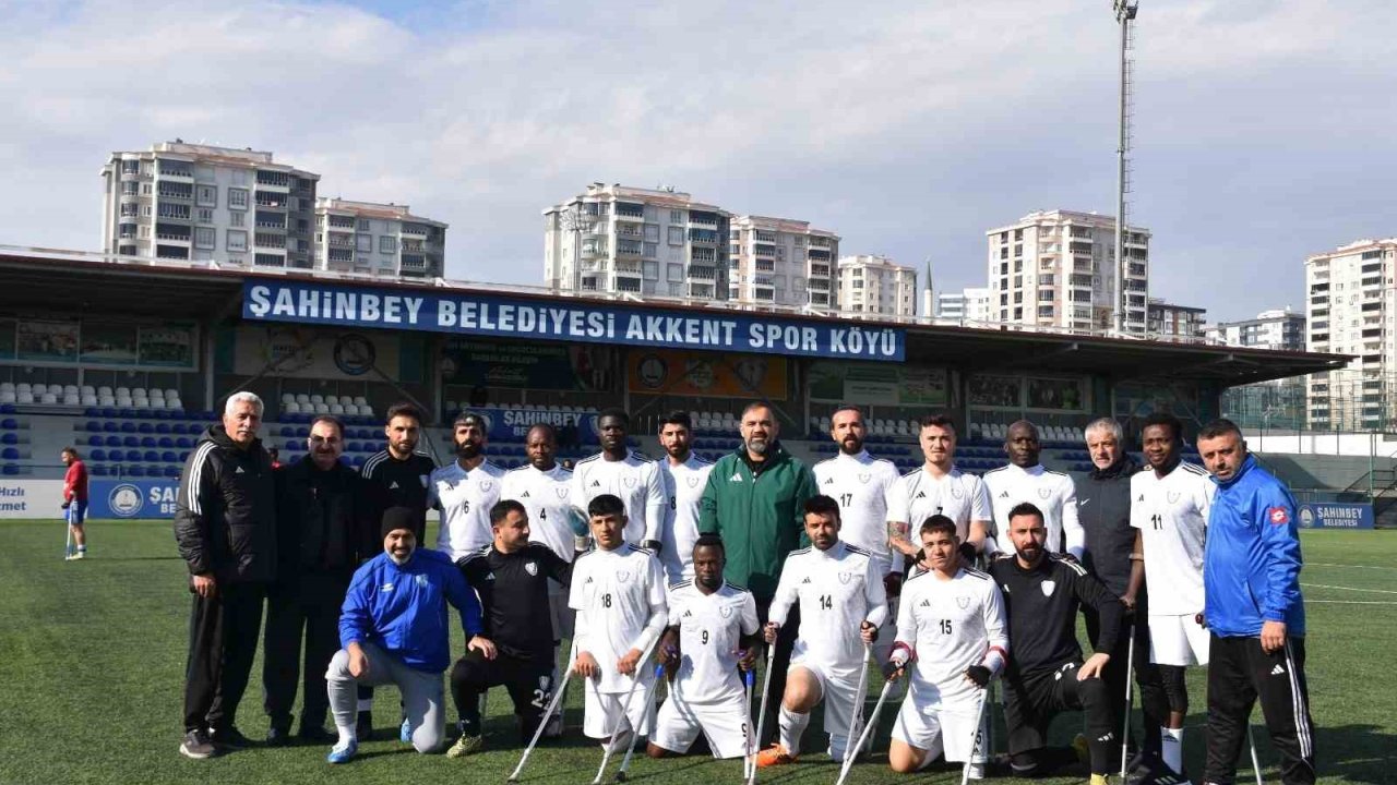 Şahinbey Ampute’den 1-0’lık galibiyet