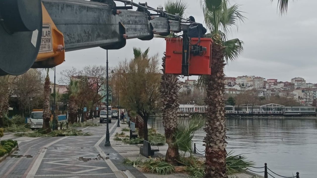 Silivri Belediyesi kışa hazırlık çalışmalarına devam ediyor