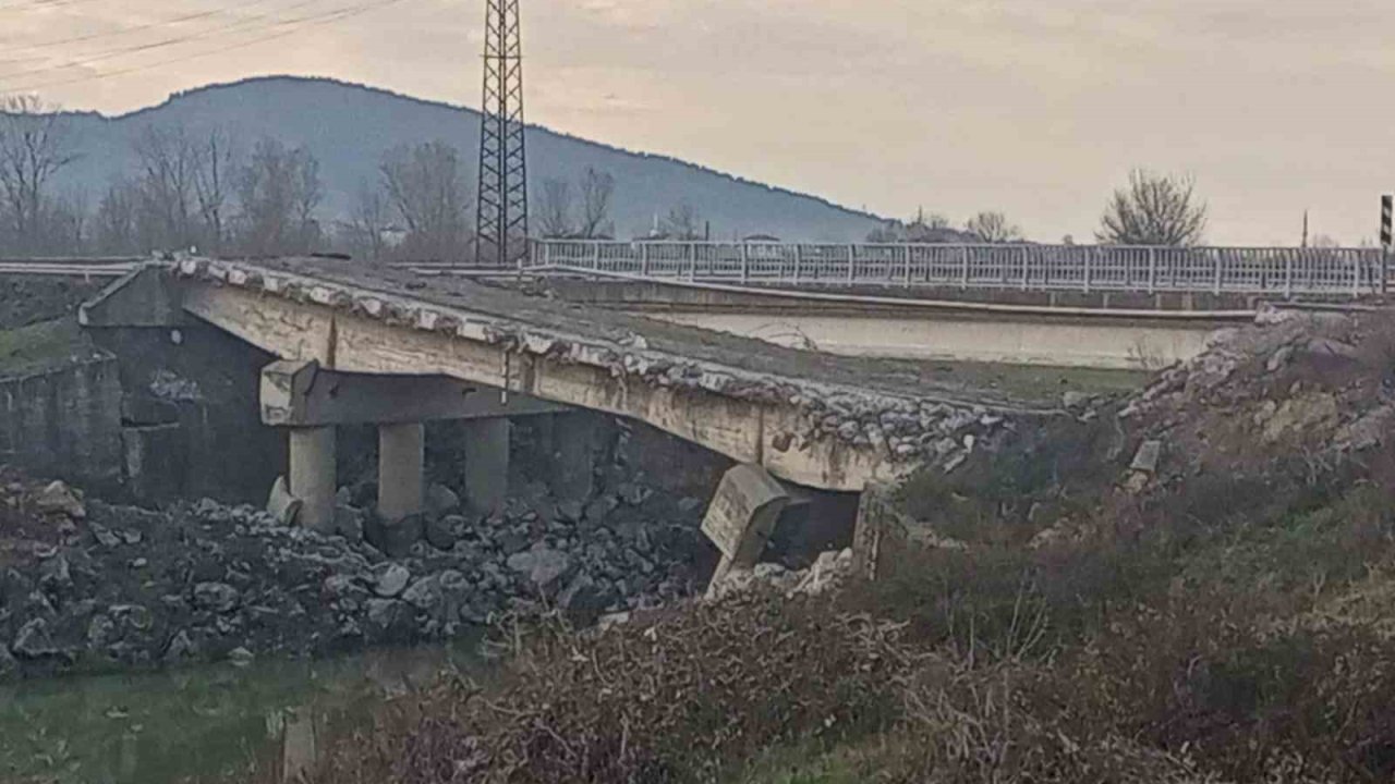 Kazalara neden olan köprüde çalışmalar başlatıldı