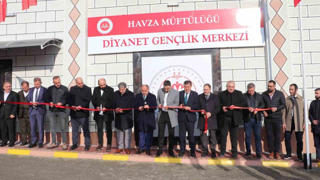 Havza’da Diyanet Gençlik Merkezi hizmete açıldı