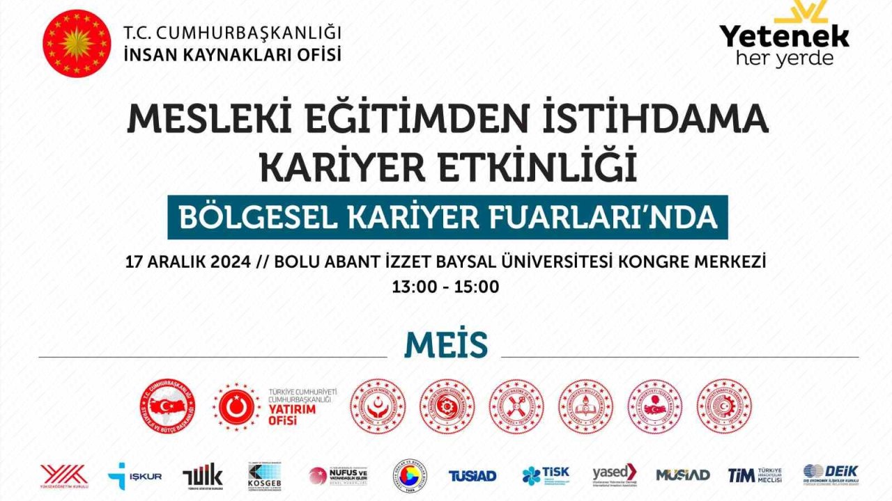 Yetenek Her Yerde Bölgesel Kariyer Fuarları yeni konsepti ile 13 farklı şehirde gerçekleştirilecek