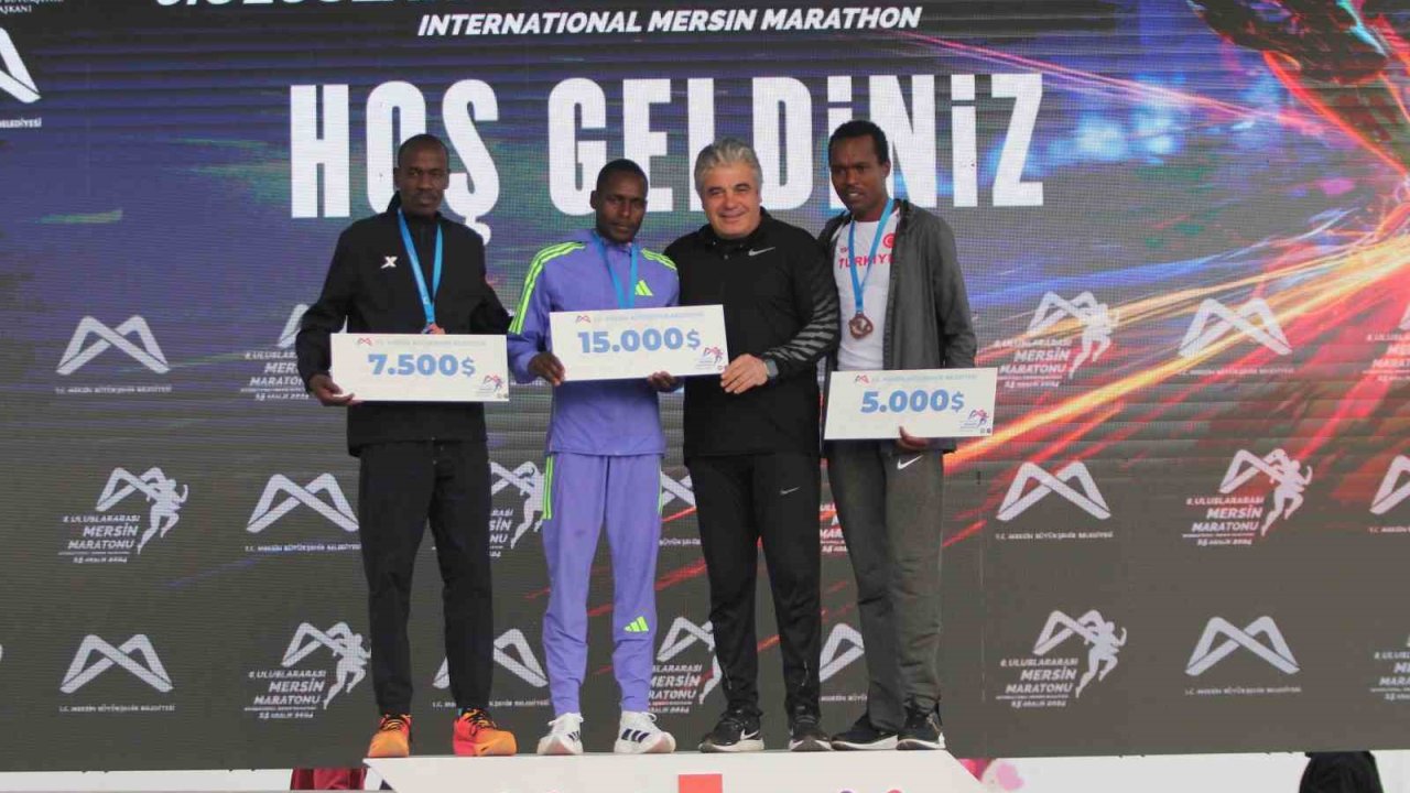 6. Uluslararası Mersin Maratonu’nda ödüller sahiplerini buldu