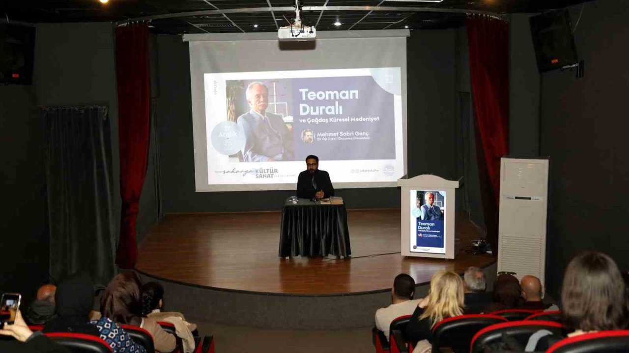 Filozof Teoman Duralı’ya anlamlı program