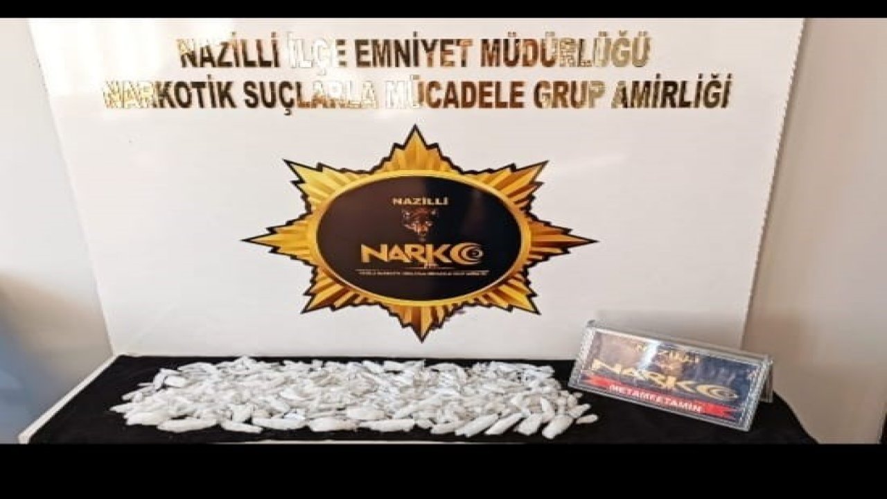 Nazilli’de 1500 gram uyuşturucu madde ele geçirildi