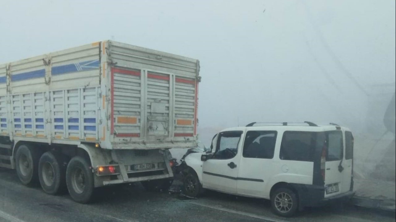 Karapınar’da yoğun sis etkili oluyor