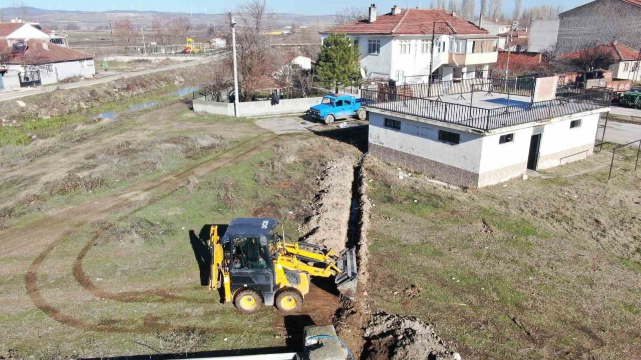 Başkan Hamamcı hayvan su içme oluğunu çiftçilerin hizmetine açtı