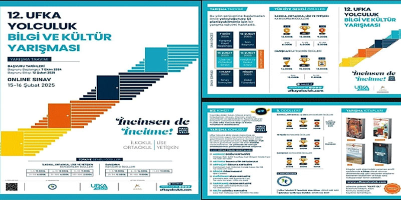 12. Ufka Yolculuk Bilgi ve Kültür Yarışmaları Kayıtları Devam Ediyor