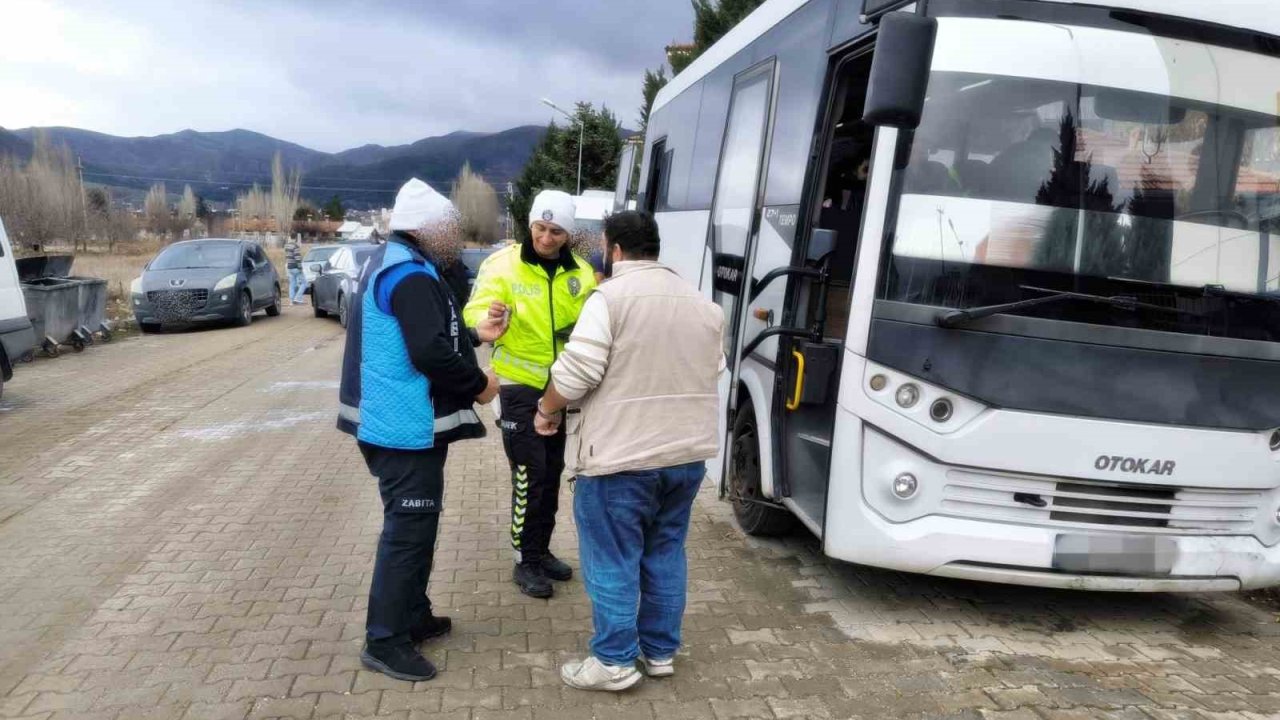 2024 yılı içerisinde 2 bin 599 servis aracı denetlendi