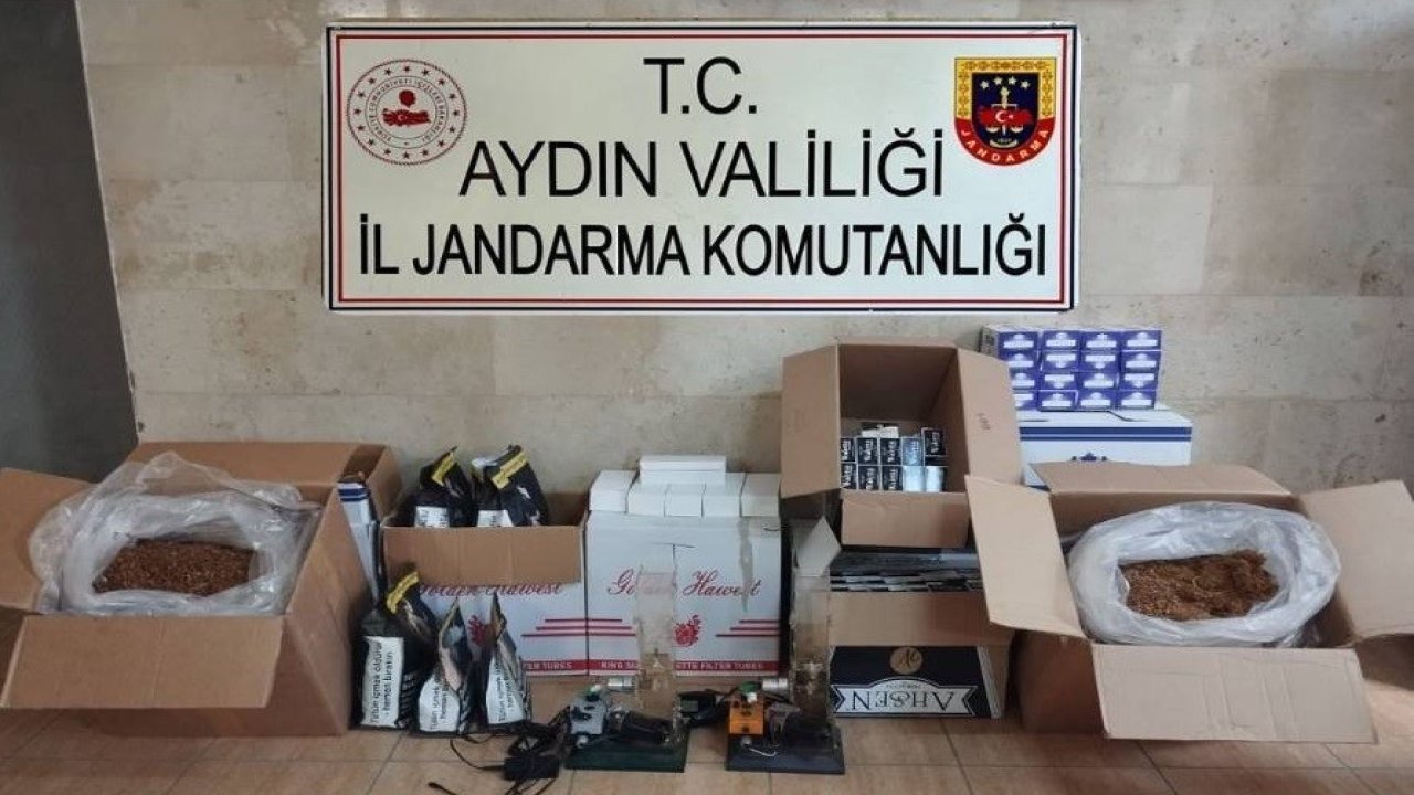 Germencik’te 25 kilo tütün ele geçirildi